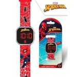 Montre enfant - spiderman - led - digital - quartz - caoutchouc / rsine