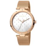 Montre - esprit - es1l214m0075 - bracelet en maille dor rose - mouvement quartz - style chic