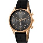 Montre esprit pour homme ronde es1g210l0045 fond chronographe noir Montre esprit pour homme ronde es1g210l0045 fond chronographe noir
