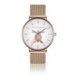 Montre femme amelia parker rose turtle mesh - rose gold - 38 mm
