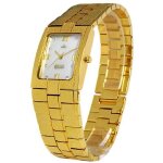 Montre femme bellux collection cadran nacr�. plaqu�e or