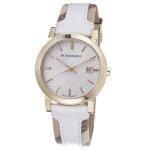 Montre femme - burberry - bu9015 - bracelet en cuir - chic - marron