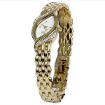 Montre femme carpe diem - artemis white plaqu�e or avec zirconium