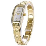 Montre femme carpe diem - minerva black plaqu�e or avec zirconium