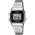 Montre femme - casio - la680wa - 1d - acier inoxydable - digital - rectangulaire Montre femme - casio - la680wa - 1d - acier inoxydable - digital - rectangulaire