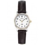 Montre femme - certus - 646500 - boitier en mtal dor - bracelet en cuir - quartz