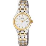 Montre femme - citizen - eco - drive ew1264 - 50a - quartz - bicolore - chic