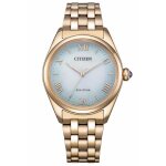 Montre femme citizen em1143 - 81x - acier inoxydable - tanche 5 atm - nergie solaire