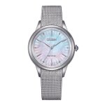 Montre femme citizen em1150 - 86d - acier inoxydable - diamtre 32mm - etanche 5 bar - energie solaire ...