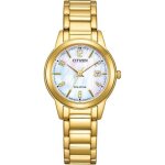Montre femme citizen fe1242 - 78d - dor acier inoxydable - 29mm - etanche 3 bar