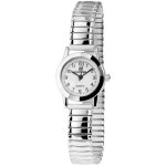 Montre femme - classique - class - argent� - bracelet extensible acier inox - mouvement quartz