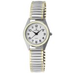 Montre femme - classique - heyo - bo�tier 28 mm - bracelet acier inoxydable bicolore - quartz