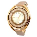 Montre femme cuir vieux rose nude rose gold extra fine bijoux ide cadeau