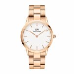Montre femme - daniel wellington - iconic link - dor� rose - 36 mm - quartz