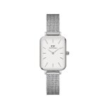 Montre femme - daniel wellington - quadro - acier - gris - analogique