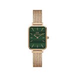 Montre femme - daniel wellington - quadro - acier rose - bo�tier rectangulaire - style chic