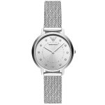 Montre femme - emporio armani - ar11128 - acier inoxydable - �tanch�it� 3 atm - cadran argent�