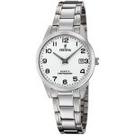 Montre femme - festina - 20509 - acier inoxydable - cadran blanc - style chic