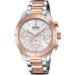 Montre femme - festina - f20398 / 1 - chrono - quartz - Étanche 100m - cadran argenté Montre femme - festina - f20398 / 1 - chrono - quartz - Étanche 100m - cadran argenté