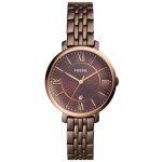 Montre femme fossil jacqueline es4275 en acier marron
