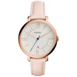 Montre femme - fossil - jacqueline - cuir rose - 36 mm - �tanche 3 atm