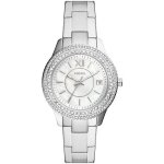 Montre femme fossil stella argent / acier - quartz - etanche 5 atm