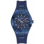 Montre femme - guess - luna w0653l1 - analogique - bleu - caoutchouc Montre femme - guess - luna w0653l1 - analogique - bleu - caoutchouc