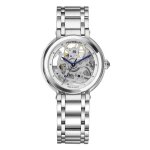 Montre femme - herbelin - galet squelette - acier inoxydable - verre saphir - automatique Montre femme - herbelin - galet squelette - acier inoxydable - verre saphir - automatique