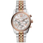 Montre femme michael kors - chronographe quartz - bracelet acier inoxydable - etanche 10 atm