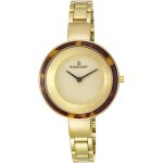 Montre femme radiant new tiffanys ra460202 - rond - quartz - analogique - acier dor