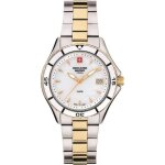 Montre femme - swiss alpine military - sam7740. 1143 - botier acier inoxydable - bracelet deux tons