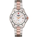 Montre femme - swiss alpine military - sam7740. 1153 - acier inoxydable - style sport - cadran nacre