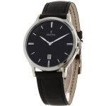 Montre homme festina cuir noir classique f16745 - 5 - quartz analogique etanche 5 atm