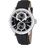 Montre festina dateur f16573 - 3 - homme - noir - quartz - cuir Montre festina dateur f16573 - 3 - homme - noir - quartz - cuir