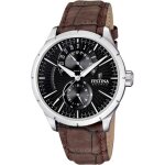 Montre - festina - f16573 - 4 - cuir marron - cadran noir - analogique Montre - festina - f16573 - 4 - cuir marron - cadran noir - analogique
