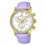 Montre - festina - f16605 - 3 - quartz - analogique - cuir blanc Montre - festina - f16605 - 3 - quartz - analogique - cuir blanc