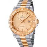 Montre - festina - f16685 - 2 - acier argenté - or rose - homme Montre - festina - f16685 - 2 - acier argenté - or rose - homme