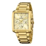 Montre - festina - f20638 - 1 - chrono doré - acier - 38 mm - cadran blanc Montre - festina - f20638 - 1 - chrono doré - acier - 38 mm - cadran blanc