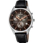 Montre festina retro f6860 - 4 - montre chronographe cuir noir homme Montre festina retro f6860 - 4 - montre chronographe cuir noir homme