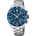 Montre - festina - f20042 / 2 - quartz - cadran bleu - bracelet acier inoxydable