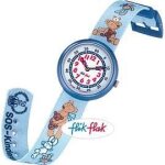 Montre - flik flak - ftn008c - quartz - analogique - bleu