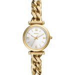 Montre femme fossil es5329 - acier inoxydable dor - cadran rouge - etanche 5 atm