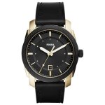 Montre - fossil - fs5263 - cuir noir - verre min�ral - style chic