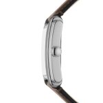 Montre hommes fossil fs6012 - cuir marron - etanche 5 atm