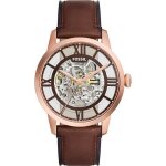Montre fossil hommes me3259 - cuir marron - 44mm - 5 bar
