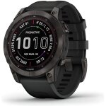 Montre garmin f?nix® 7 sapphire solar - titane carbon / gris - tu Montre garmin f?nix® 7 sapphire solar - titane carbon / gris - tu