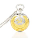 Montre a gousset vintage soviet quartz montre de poche homme femmes pendentif chane cadeaux
