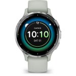 Montre gps connecte - garmin - venu 3s - 304mm (12) - acier soft gold botier rose et bracelet en silicone ...