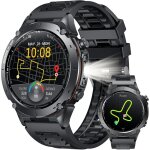 Montre gps connect�e homme - zrse - 143 amoled - boussole - barom�tre - bluetooth appel - moniteur sommeil ...