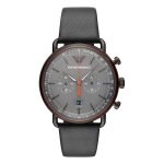 Montre homme armani ar11168 - mouvement quartz - mati�re du bracelet acier